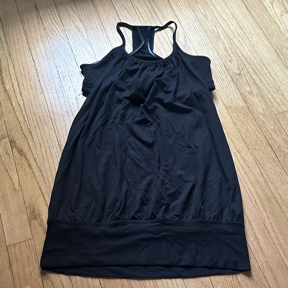 Lululemon Black Racerback Yoga Top